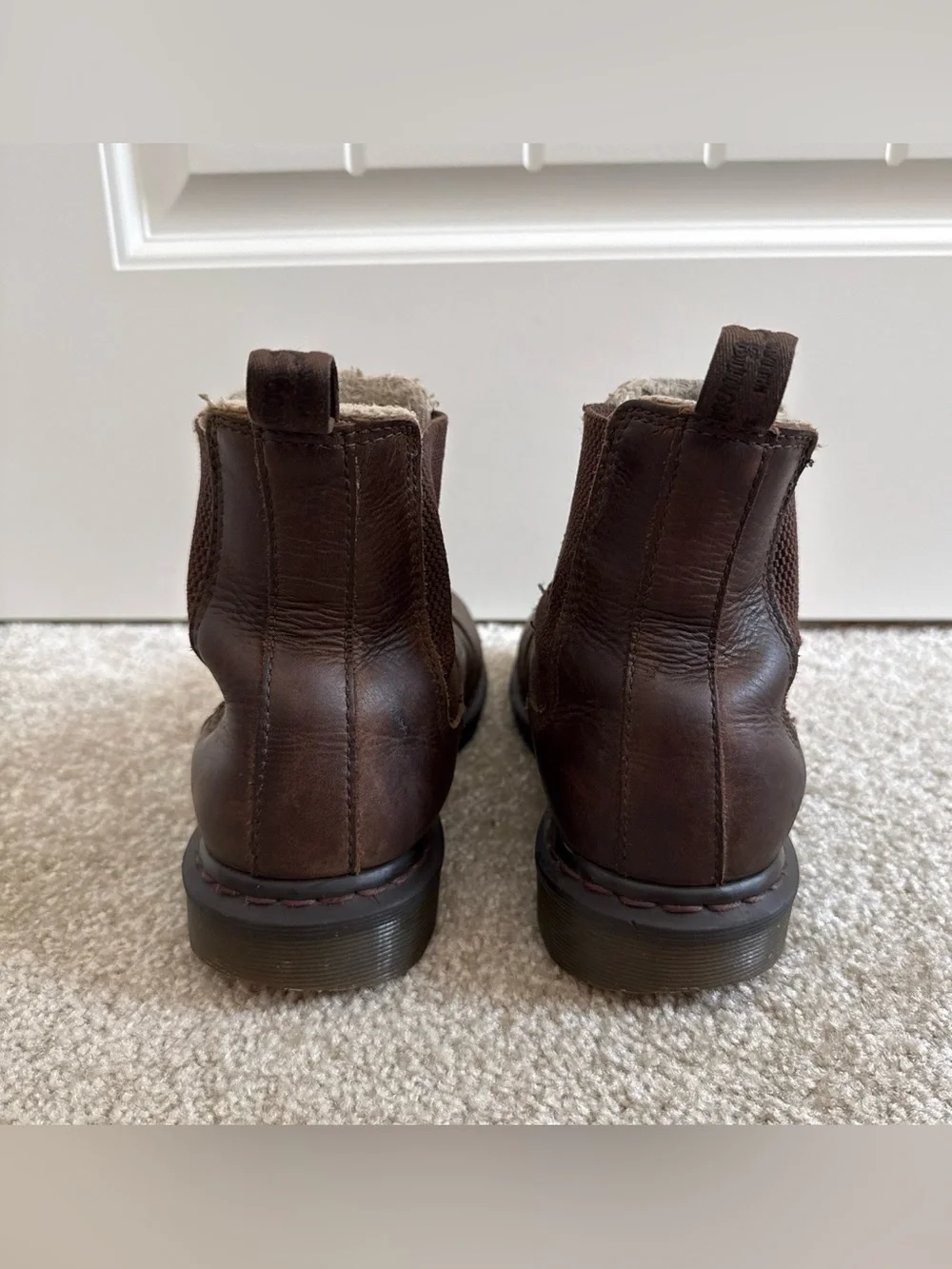 Dr. Martens Men’s Brown Leather Chelsea Boots